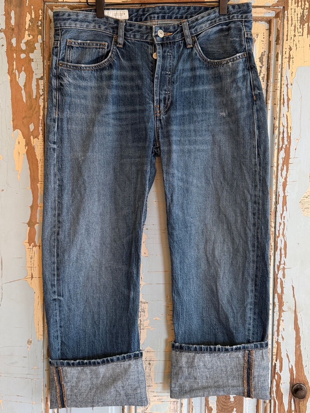 Zara Women’s TRF Mid-Rise Straight Denim Jeans